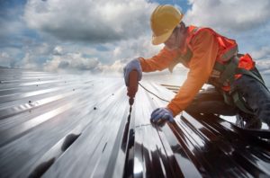 installing metal roof 